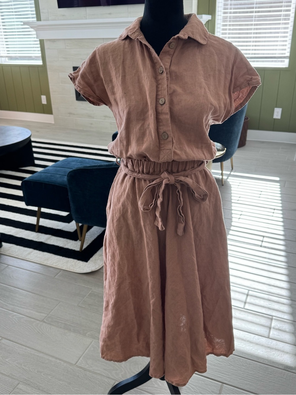 notPERFECTLINEN Perth Midi Dress - Picture 3 of 4